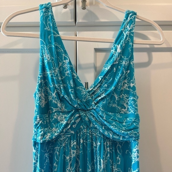 Soft Surroundings Turquoise Soft Jersey Maxi Dress. Size Small. - Picture 8 of 13